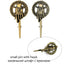 Game of Thrones Song of Ice and Fire Brooch Hand of the King Lapel Inspired Authentic Prop Pin Badge Brooches Movie Jewelry - Korvel