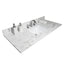 Montary 43x22 Bathroom Vanity Top with Undermount Sink