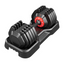 Adjustable Dumbbell Set for Men and Women, 10 in 1, Free Black Dumbbell Rotating Handle for Quick Adjustment (10 gears/55 pounds - Korvel