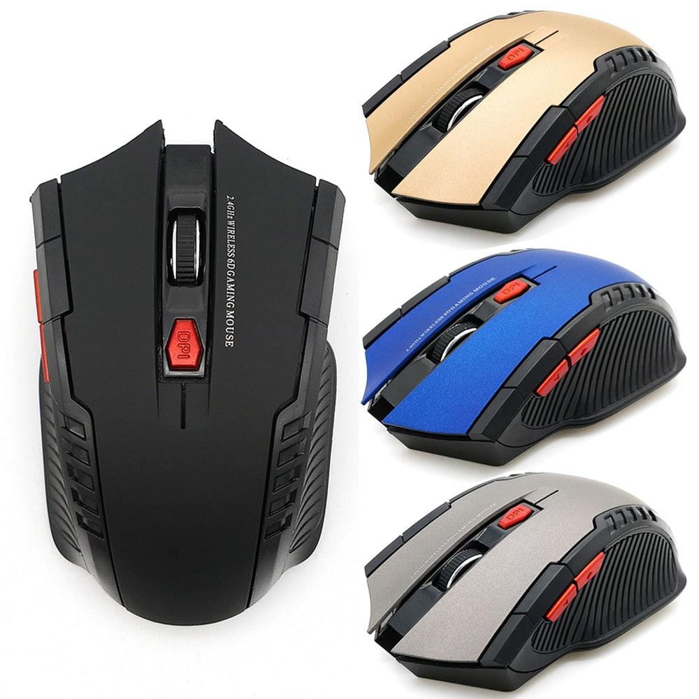 2.4GHz Wireless Mice With USB Receiver Gamer 2000DPI Mouse For Computer PC Laptop - Korvel