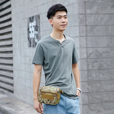 Molle Tactical Admin Pouch EDC Waist Pack Utility Military Magazine Dump Drop Pouches Outdoor Hunting Accessories Organizer Bag - Korvel