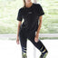 Leggings de Fitness à Rayures Camouflage Harajuku pour Femmes