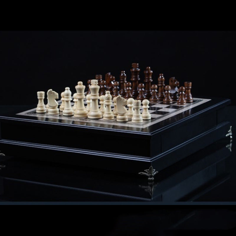 Premium Solid Wood Chess Set for Adults and Children