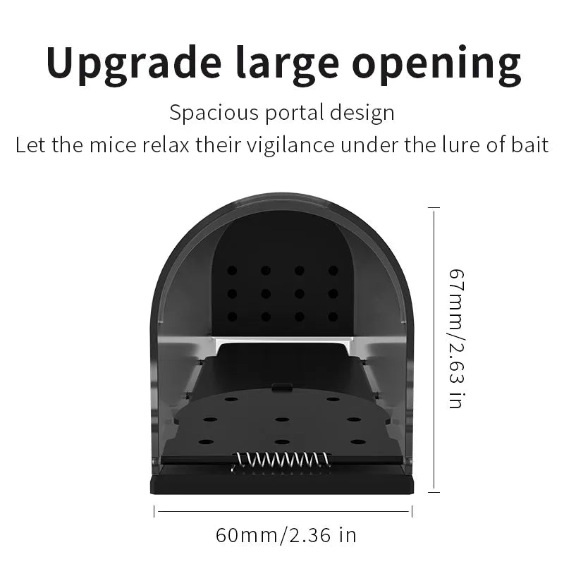 High Sensitivity Reusable Mouse Trap for Effective Pest Control