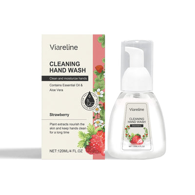 Foaming Hand Sanitizer (Strawberry Flavor) Gentle Cleansing, Soothing Decontamination, Moisturizing Care Hand Cleansing Foam - Korvel