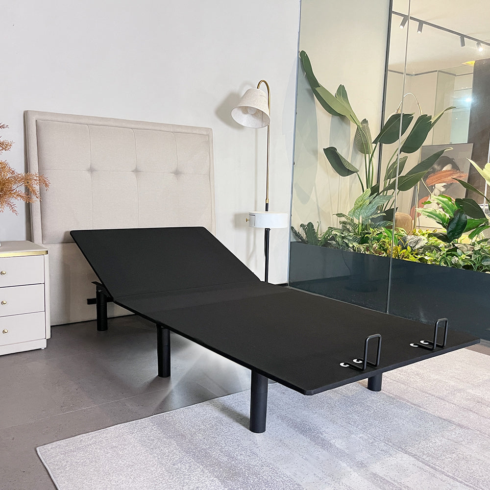 J300 Adjustable Bed Base Frame - Twin XL - Tilt - Zero Gravity - Underbed Lighting - Wireless Remote Control - A-Type-C Type - Korvel