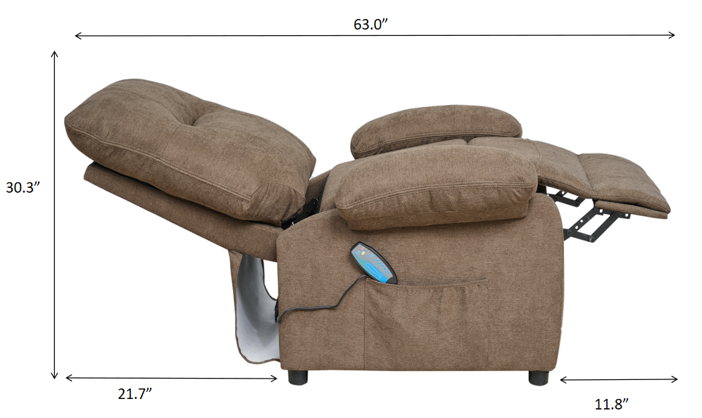 Premium Recliner Chair with Massage and Heat Functionality