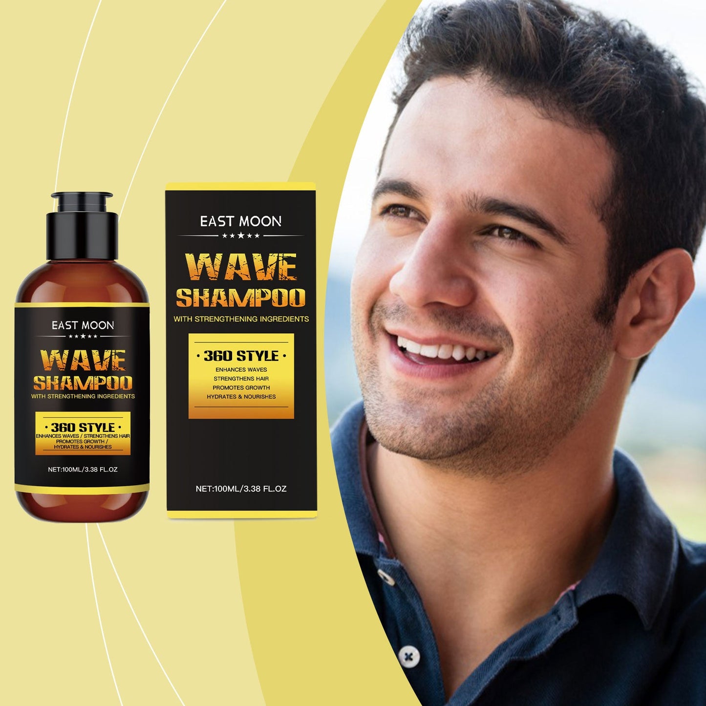 For Men Nourishing Shampoo Nourishing Moisturizing Repair Hydrating Strong, Fluffy Hair Refreshing Hair - Korvel