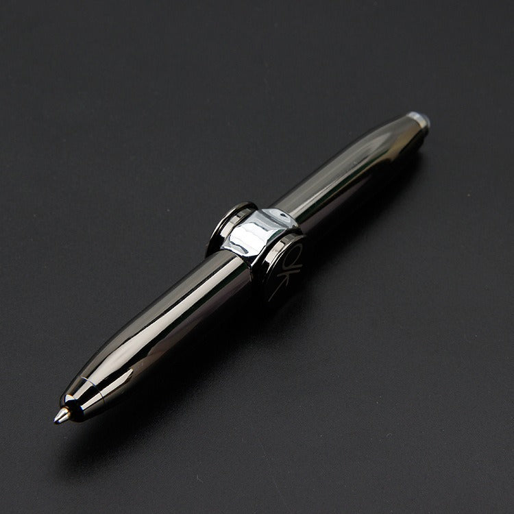 Rotating Luminous Finger Gyroscope Ballpoint Pen