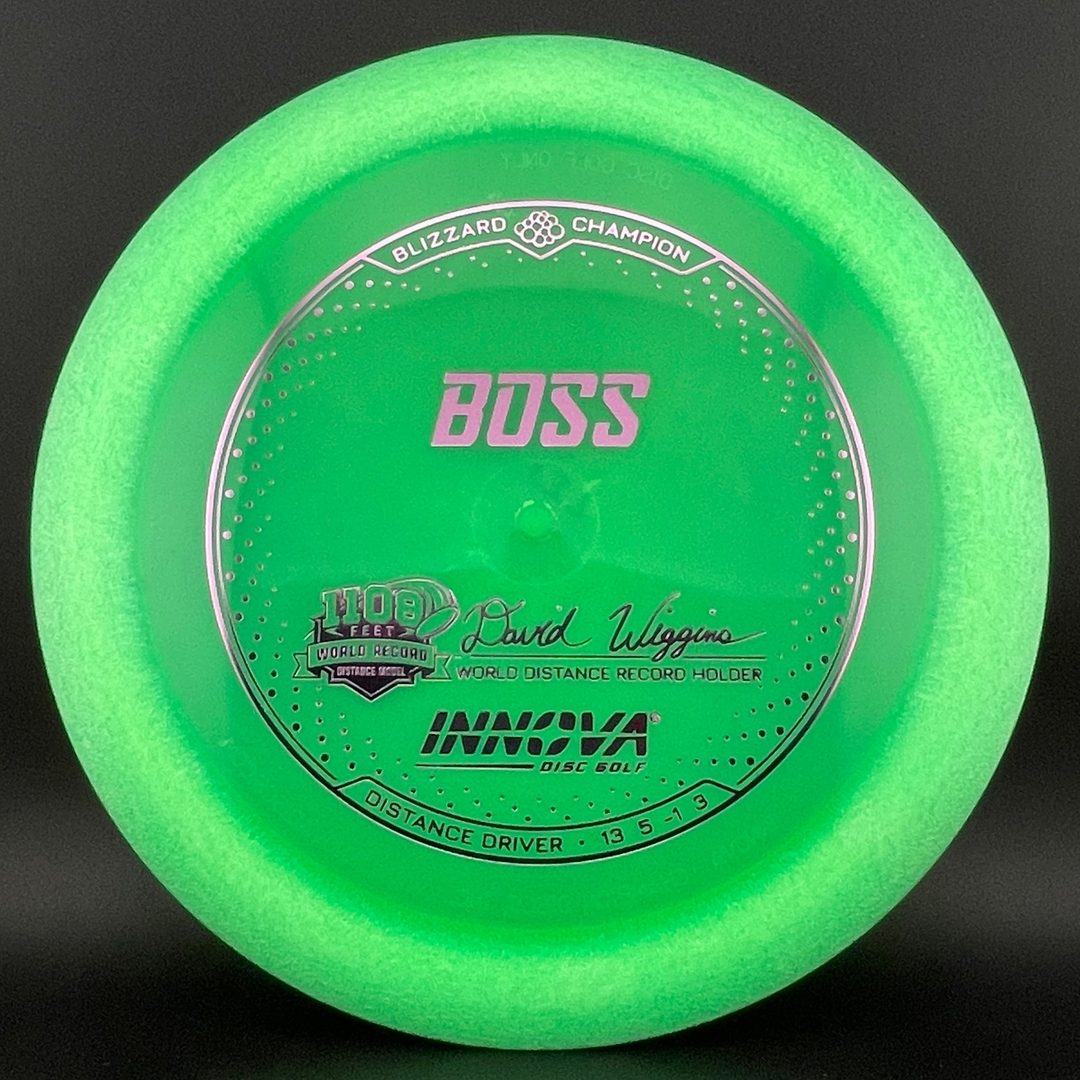 Blizzard Champion Boss - David Wiggins Jr World Record Disc
