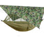 260x140cm Outdoor Double Camping Hammock with Mosquito Net and Rain Fly Tarp Lightweight Parachute Hammocks for Travel Hiking - Korvel