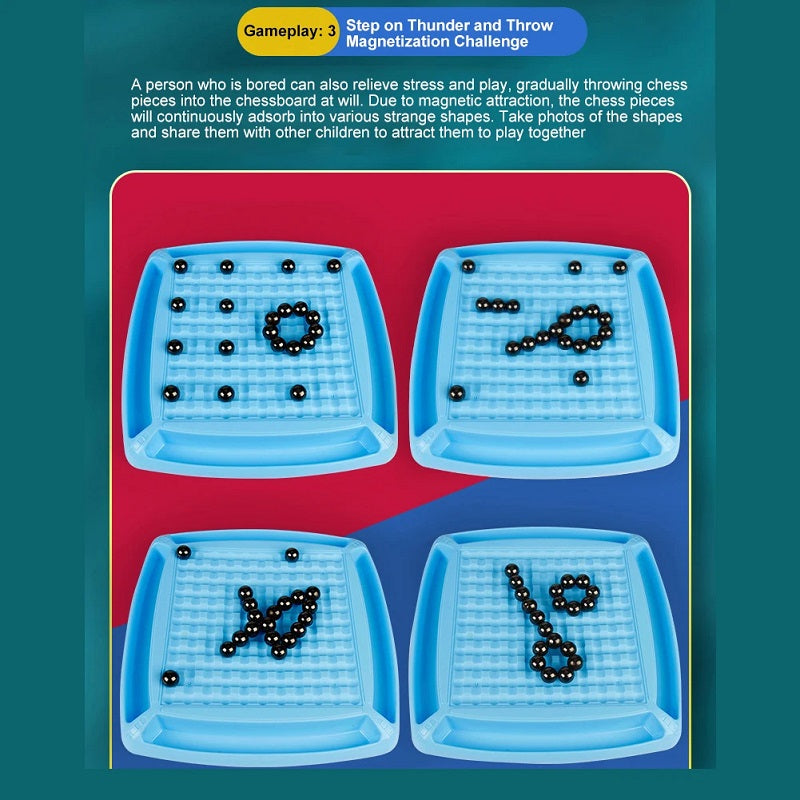 Magnetic Battle Chess Set - Portable & Engaging Family Game