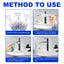 Bathroom Cleaner, Shower Room Glass Scale Cleaner Stainless Steel Wash Basin Bathtub Decontamination - Korvel