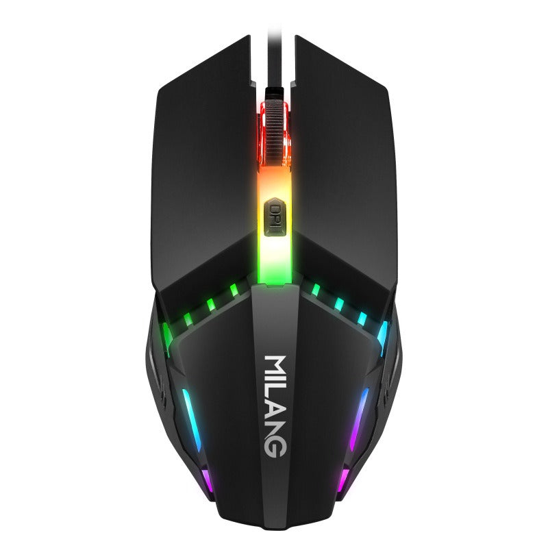 Wired mouse USB illuminated desktop computer laptop computer gaming and competitive mouse - Korvel