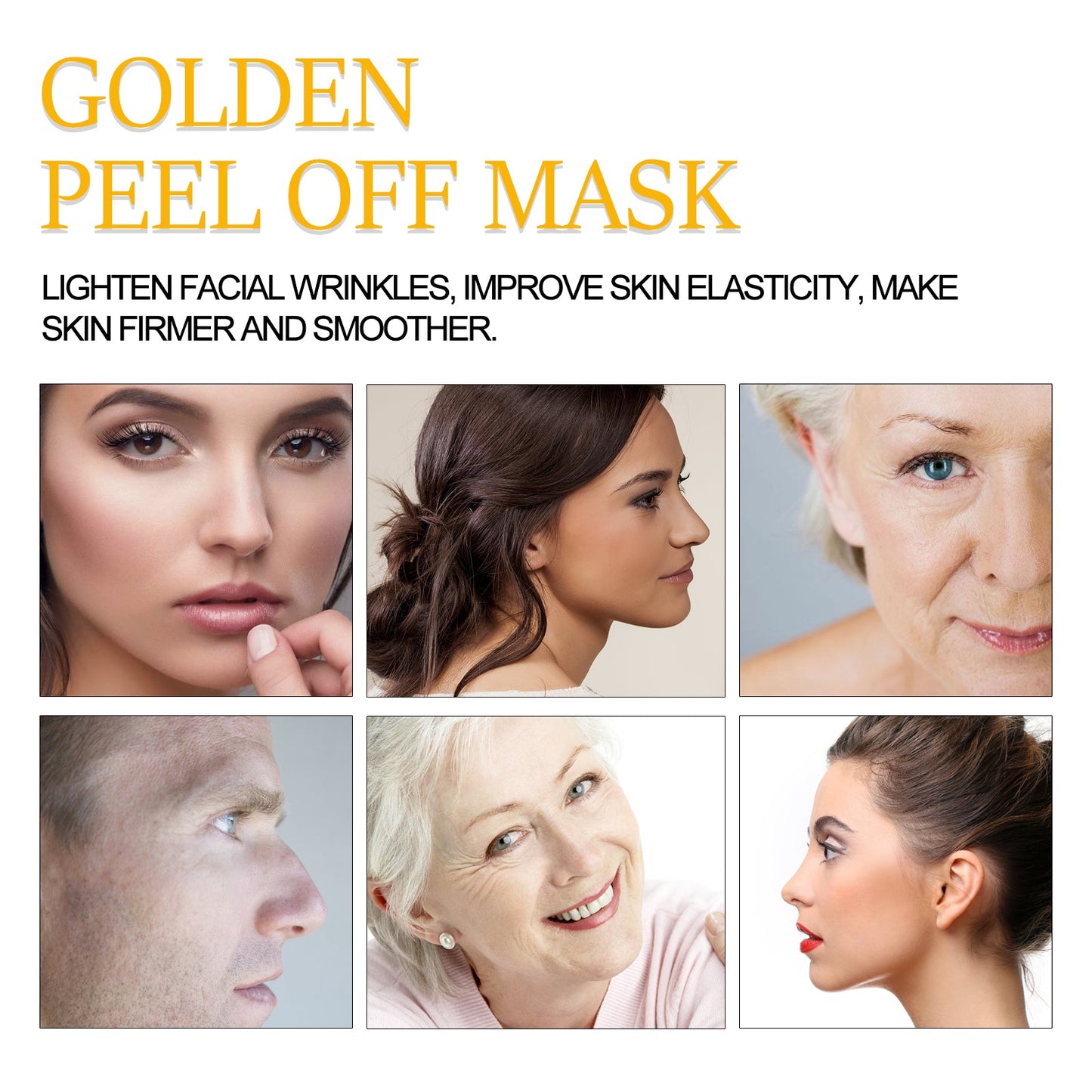 24k Gold Peel Mask Deeply Cleanses The Skin Of Blackheads, Pimples, Delicate Pores And Tighteners Skin Care - Korvel
