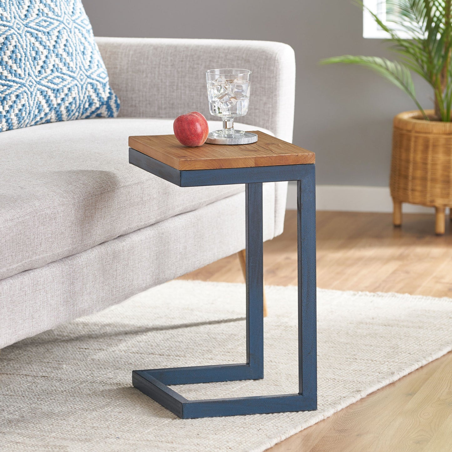 Elegant Small Accent Table in Black
