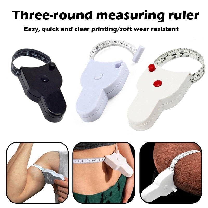 Body Measuring Tape Automatic Telescopic Tape Measure Measuring Film for Body Metric Centimeter Tape 1.5M Sewing Tailor Meter - Korvel