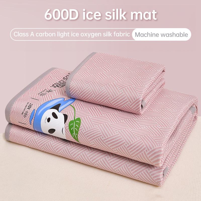 600D Carbon Fiber Summer Mat, Natural Ice Vine Cooling Mat, Can, Naked-sleep Cool Mattress, Pillowcase - Korvel