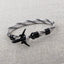 Pulsera de Ancla de Avión de Moda Moderna para Hombres y Mujeres