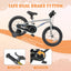 16-Inch Adjustable Kids Bike for Boys and Girls, High Carbon Steel Frame