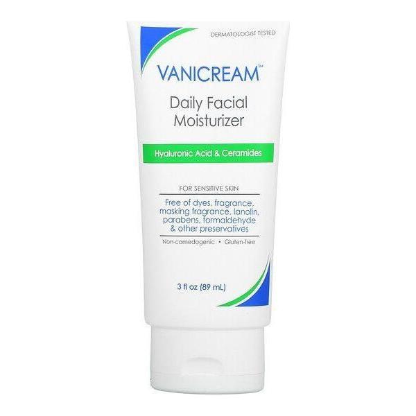 Vanicream Hydratant Facial Quotidien pour Peau Sensible - 3 fl oz