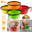 GBruno 4Pcs Cuencos de Silicona Colapsables para Perros