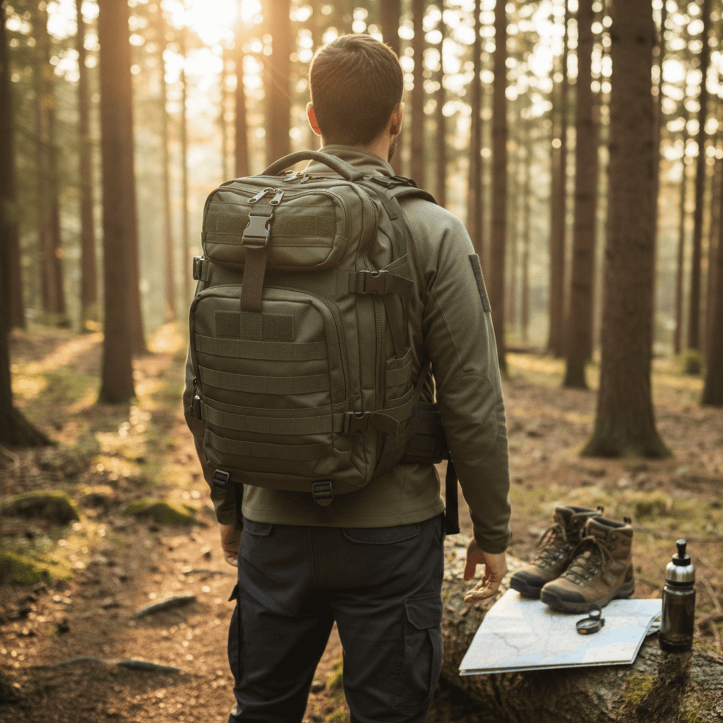 Mochila Militar Táctica XGear 40L para Aventuras al Aire Libre