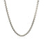 3.0mm Sterling Silver Rhodium Plated Round Box Chain