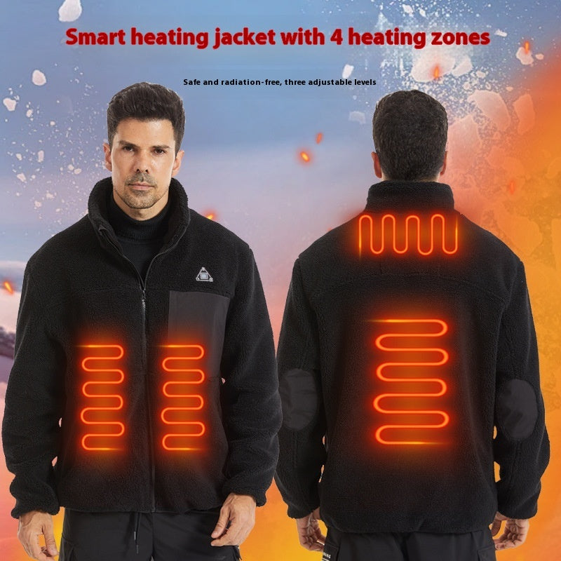 Smart Heating Coat with Four-Zone Electric Warmth