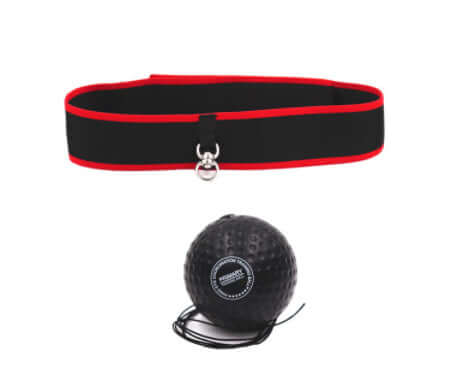 Adjustable Head-Mounted Boxing Reaction Ball for Enhanced Reflex Training - Korvel