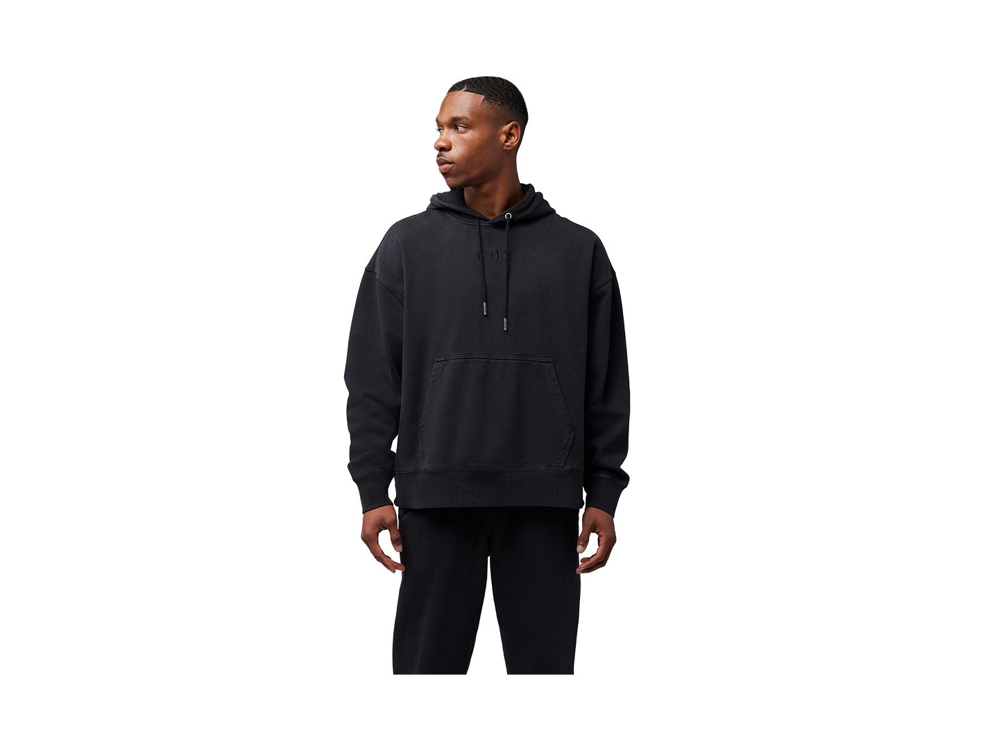 Fox Racing Wordmark Hoodie - Large Black