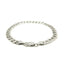 Rhodium Plated Sterling Silver Curb Style Bracelet