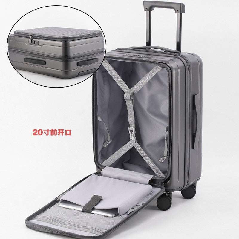 20-Inch Front Open Trolley Case - Stylish & Durable