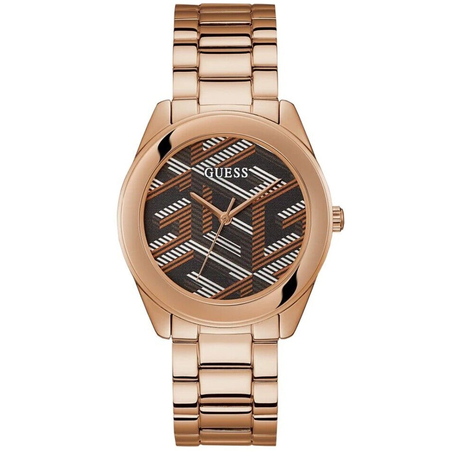 Guess Women's Cubed Watch - Elegant Rose Gold Design