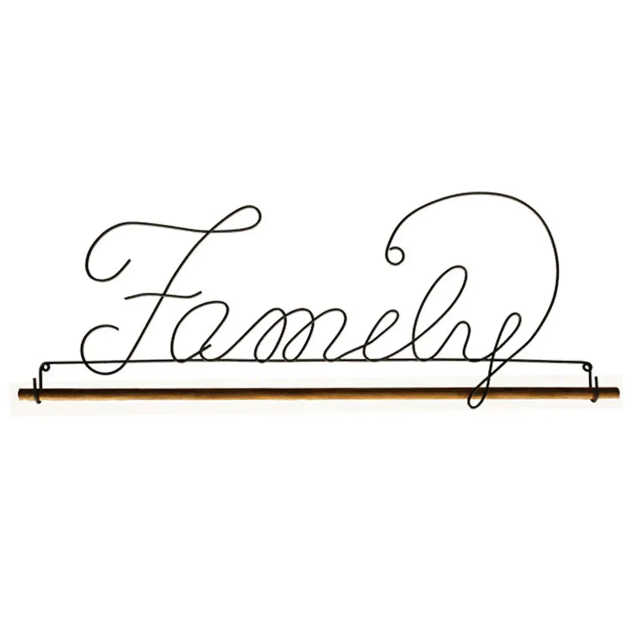 16-Inch Family Fabric Hanger for Creative Displays