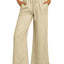 Pantalones Harem de Pierna Ancha con Cintura Elástica - Estilo Corto