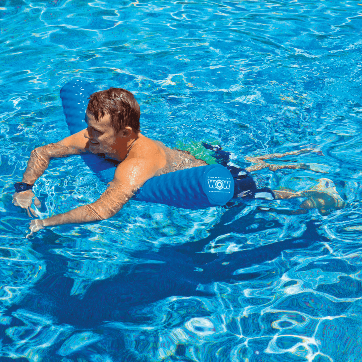 WOW Watersports Dipped Foam Pool Noodle - Blue