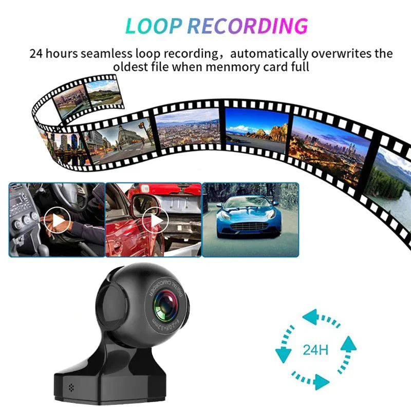 Enregistreur de Dash Cam WiFi 170° - Caméra de Véhicule HD 1080P