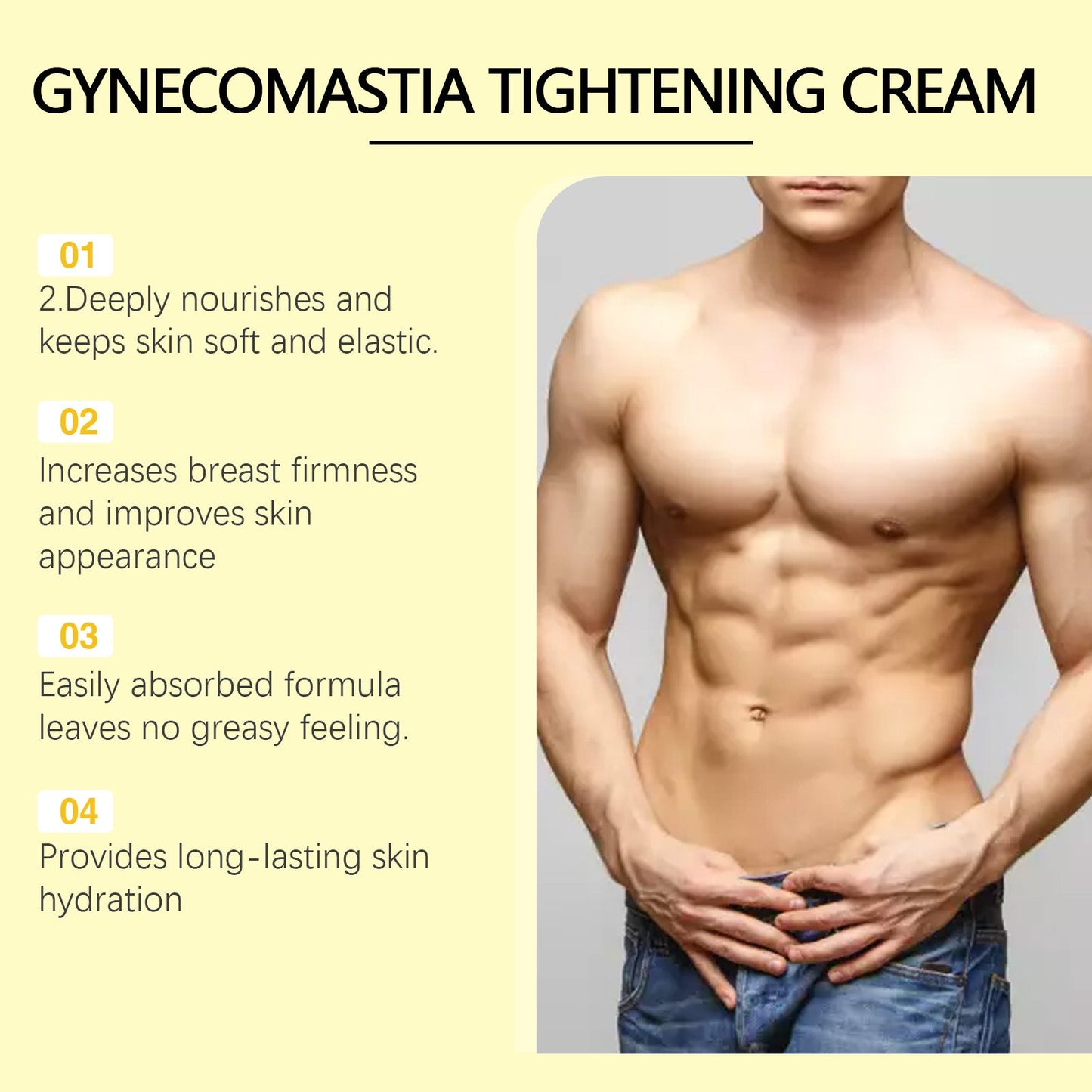 Crème de massage raffermissante au venin d'abeille pour hommes