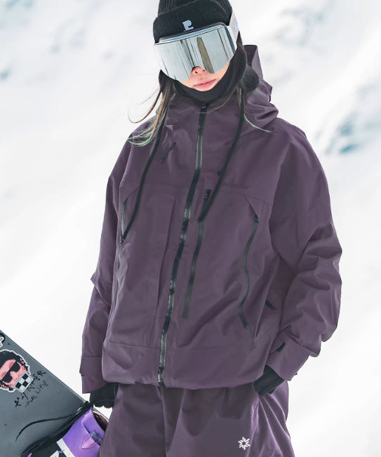 Chaqueta de Snowboard Unisex Premium Totalmente Sellada