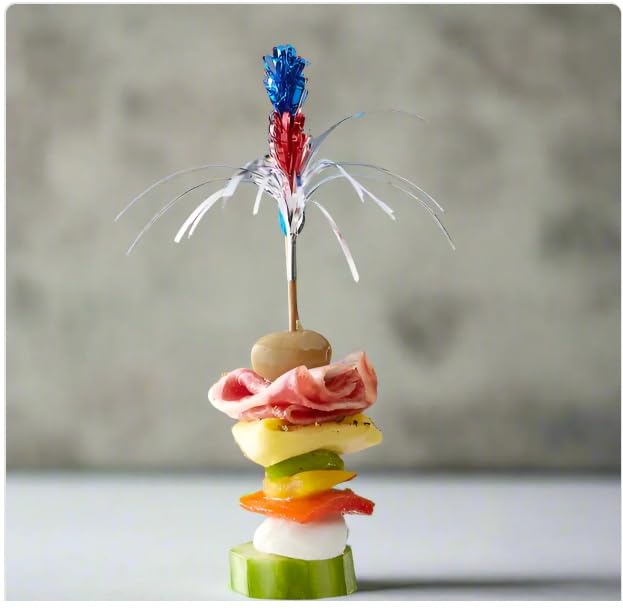 Paquete de Decoración de Pasteles Oasis Supply USA - 24 Palillos y Sprinkles