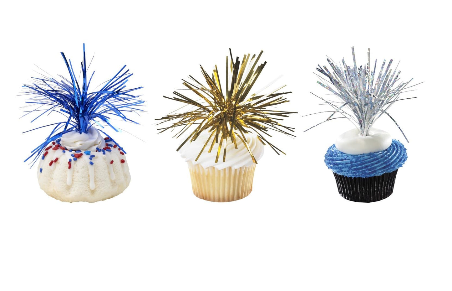 Oasis Supply USA Cake Decorating Bundle - 24 Picks & Sprinkles