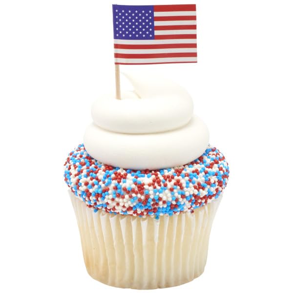 Oasis Supply USA Cake Decorating Bundle - 24 Picks & Sprinkles
