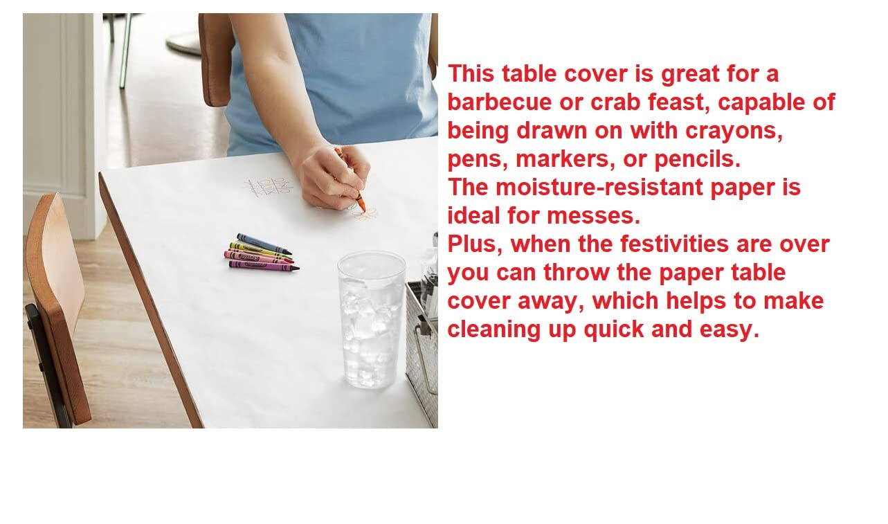 Oasis Supply Crab Bib y Manteles Individuales - Paquete de 25 Juegos Desechables