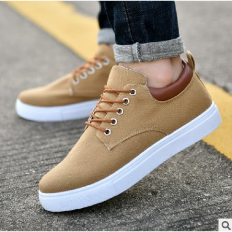 Korean Breathable Men's Casual Canvas Sneakers
