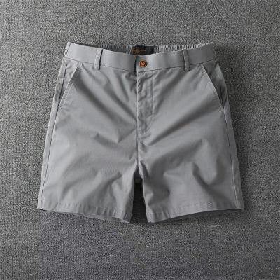Premium Solid Color Men's Chino Shorts