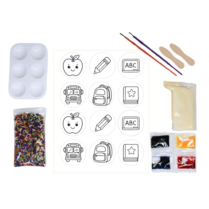 Kit de Decoración de Galletas Yummy Doodle para el Regreso a Clases