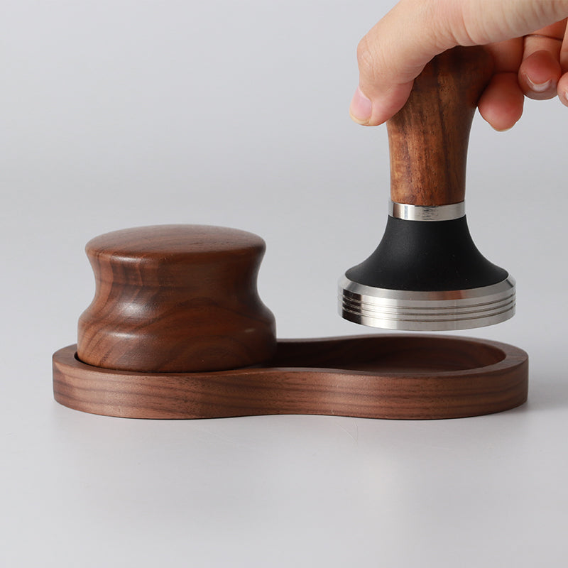 Walnut Round Base Pressing Hammer Storage Rack - Korvel