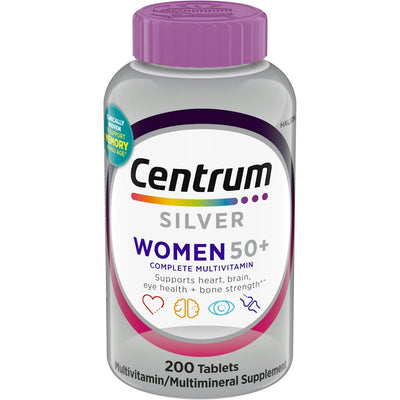 Suplemento Multivitamínico Centrum Silver Mujeres 50+