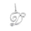 Hip Hop Grass Letter Pendant with Cuban Chain